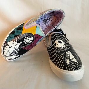 Ground-Up Disney Nightmare Before Christmas ladies slip-ons - NEW! Size 10